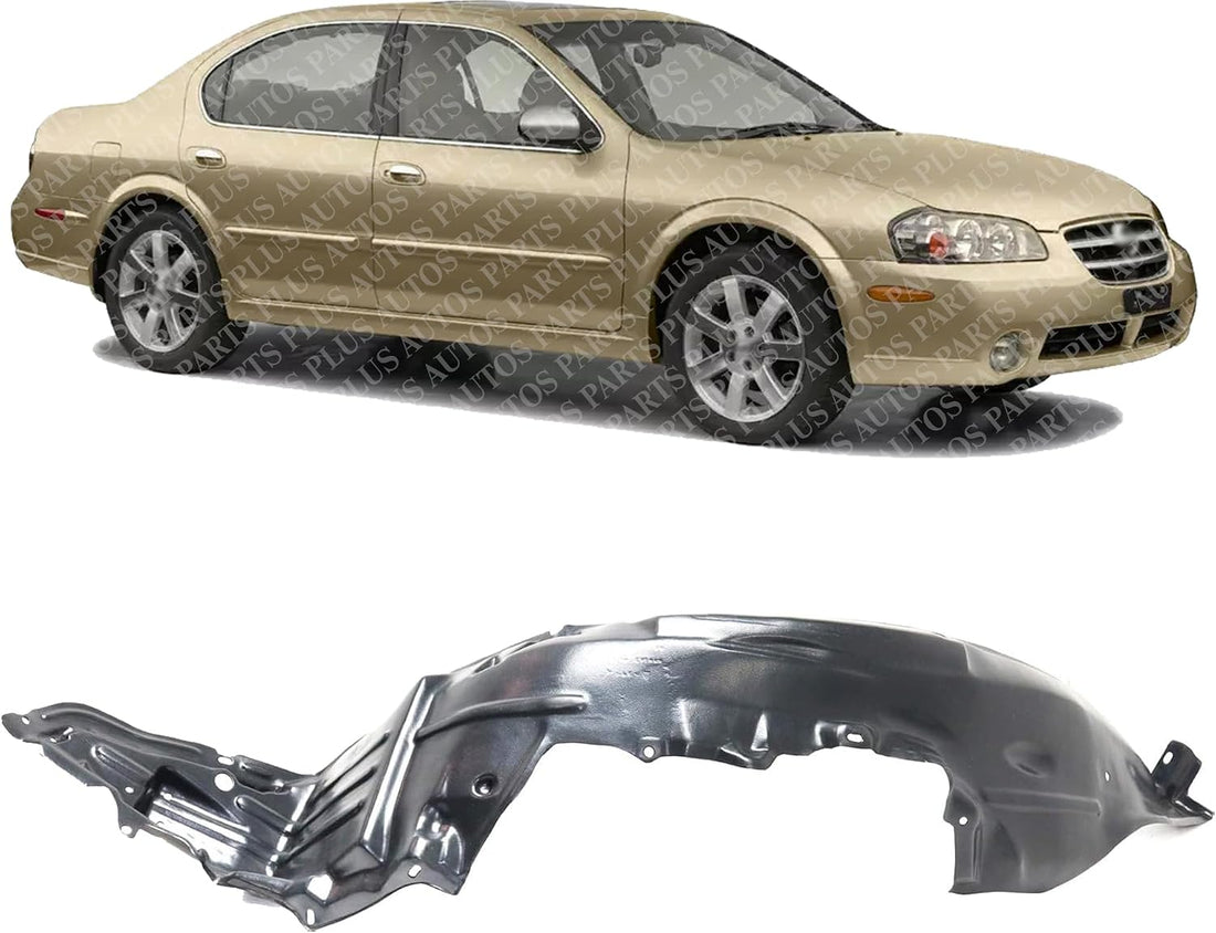 Front Fender Liner Right Passenger Side Direct Replacement Compatible With 2002-2003 Nissan Maxima NI1251120 638405Y700