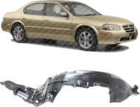 Front Fender Liner Right Passenger Side Direct Replacement Compatible With 2002-2003 Nissan Maxima NI1251120 638405Y700