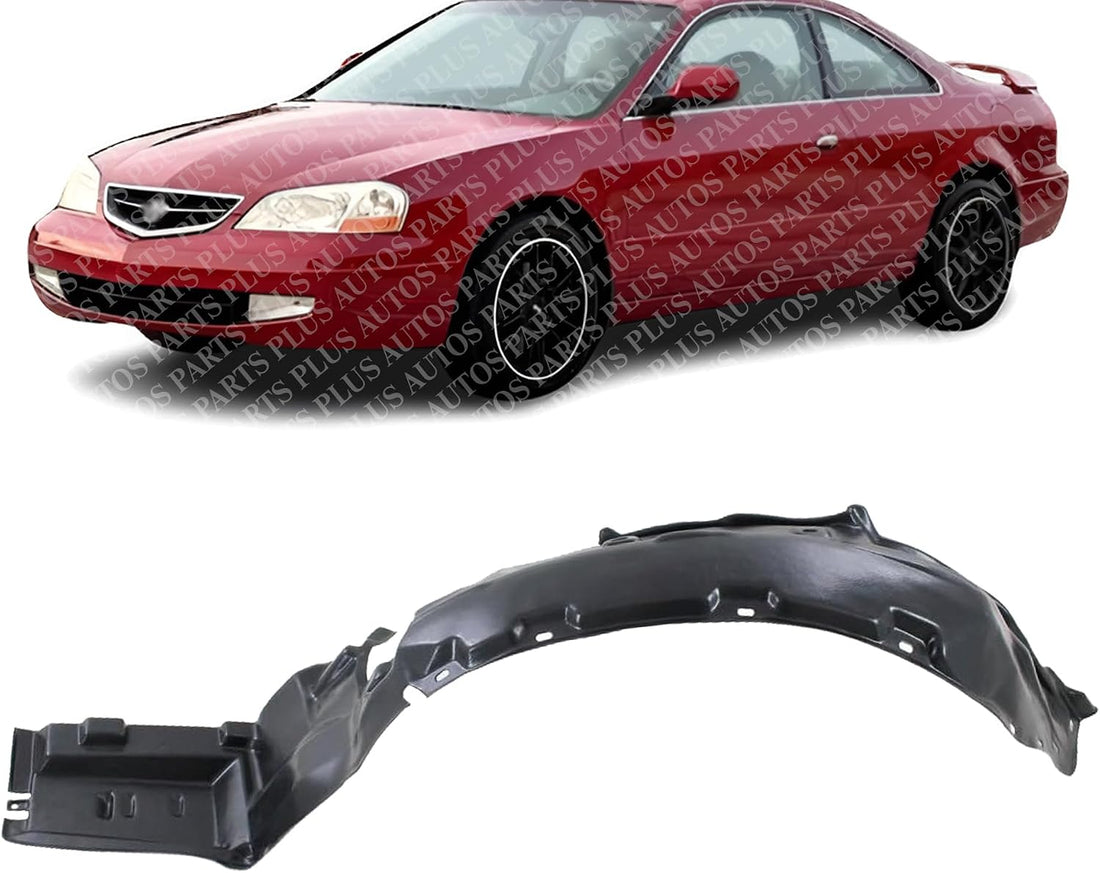 Front Fender Liner Left Driver Side Direct Replacement Compatible With 1997-1999 Acura CL AC1248107 74151SY8A00