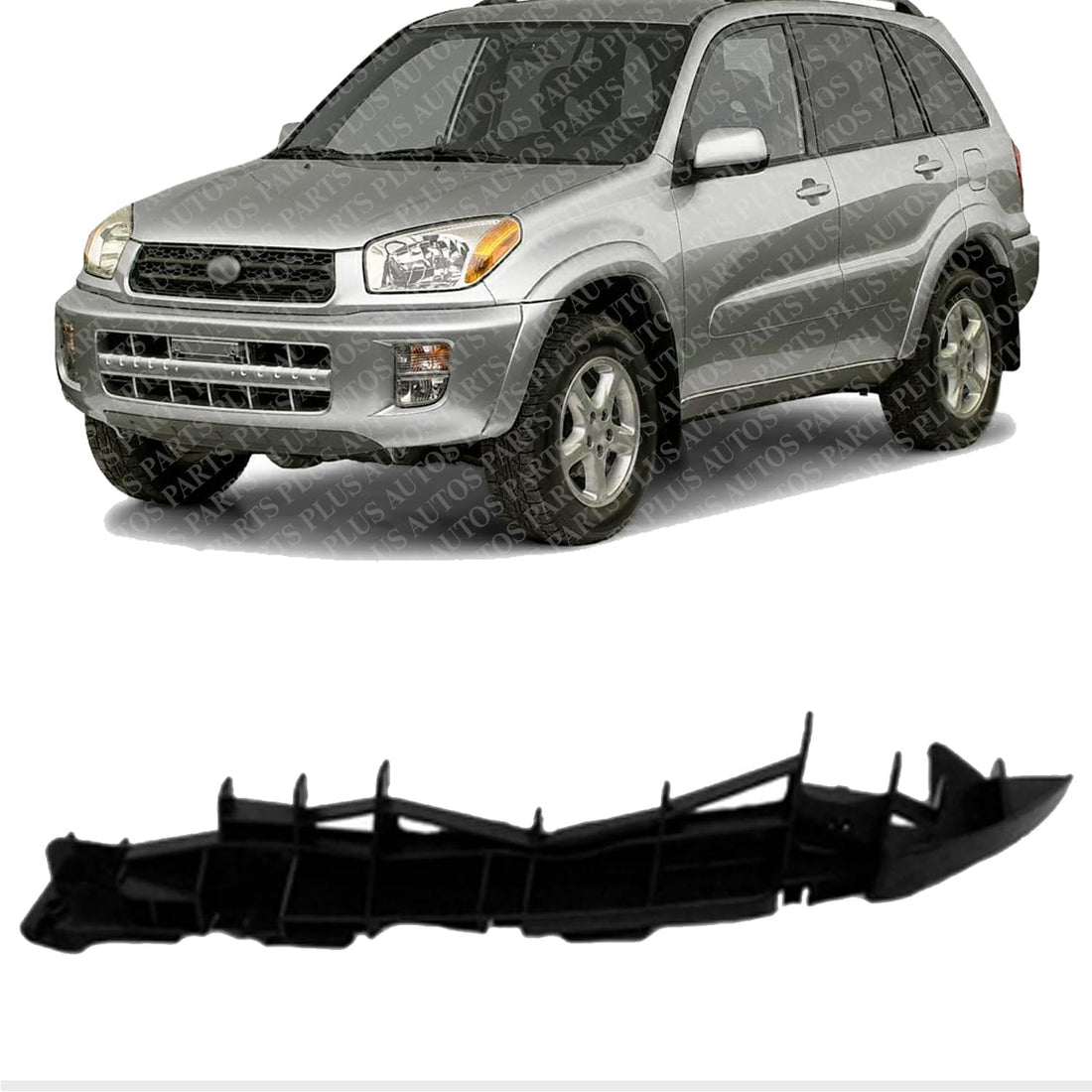 Front Bumper Retainer Bracket Left Driver Side Direct Replacement Compatible With 2003-2005 Toyota 4Runner TO1042107 5211635090