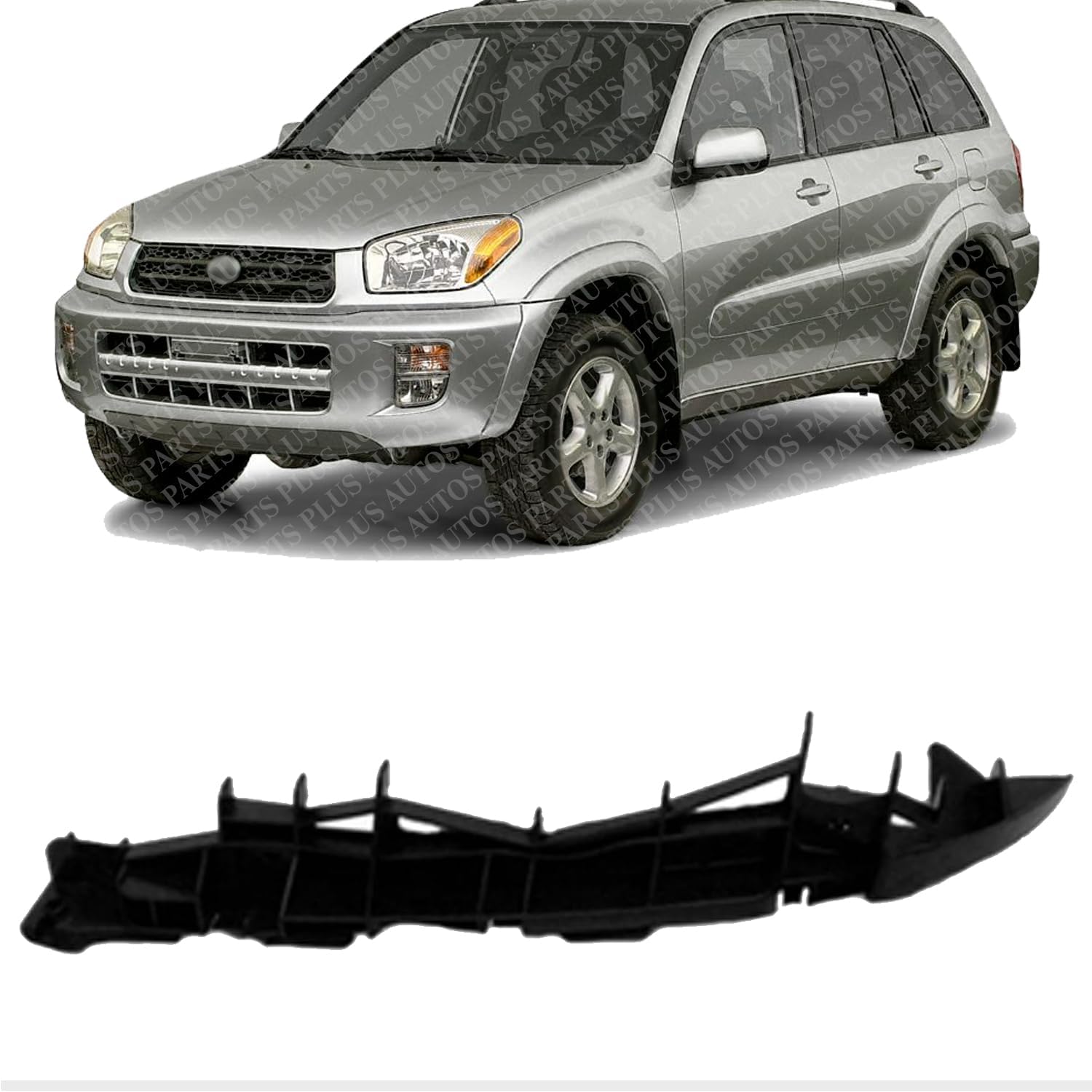 Front Bumper Retainer Bracket Left Driver Side Direct Replacement Compatible With 2003-2005 Toyota 4Runner TO1042107 5211635090
