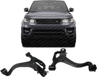Set of 2 Front Lower Control Arm Steel Left Driver & Right Passenger Side Direct Replacement Compatible With 2005-2009 Land Rover LR3 / 2010-2016 LR4 LR028245 RBJ501540 LR028249