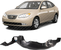 Front Fender Liner Left Driver Side Direct Replacement Compatible With 2007-2010 Hyundai Elantra HY1250112 868112H010