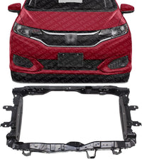 Front Radiator Support Assembly Steel Direct Replacement Compatible With 2018-2020 Honda Fit HO1225198 60400T5RA10ZZ