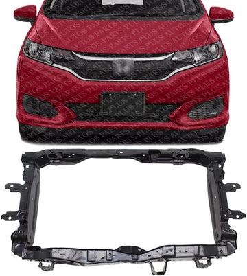 Front Radiator Support Assembly Steel Direct Replacement Compatible With 2018-2020 Honda Fit HO1225198 60400T5RA10ZZ