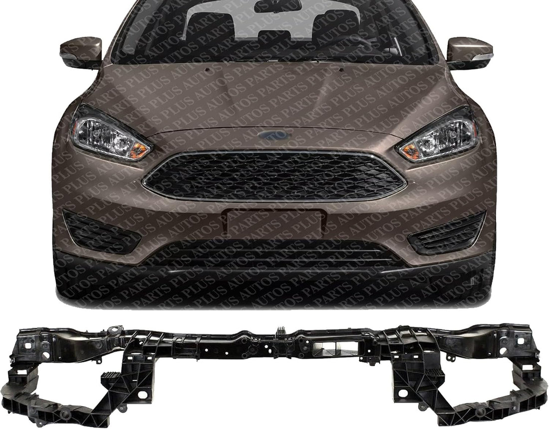 Front Upper Radiator Support Plastic With Steel Direct Replacement Compatible With 2012-2018 Ford Focus FO1225214 CM5Z8A284A