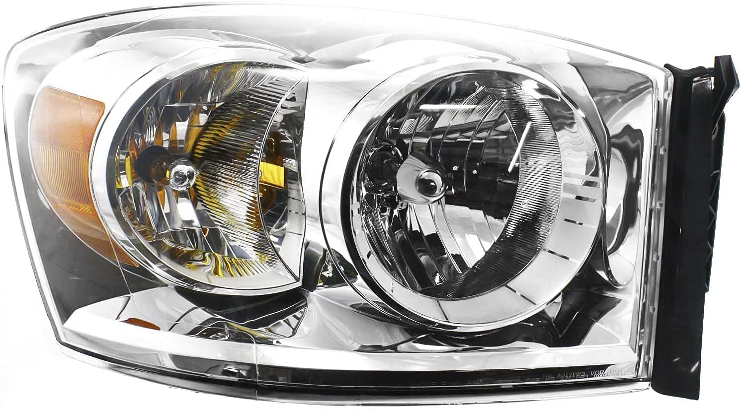 Set Of 2 Front Headlight Assembly Right Passenger & Left Driver Side Direct Replacement Compatible With 2007-2009 Dodge Ram Full Size Pickup CH2502180 CH2503180 68003125AD-PFM