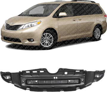 Front Engine Splash Shield Under Cover Direct Replacement Compatible with 2011-2020 Toyota Sienna TO1228174 5144108030