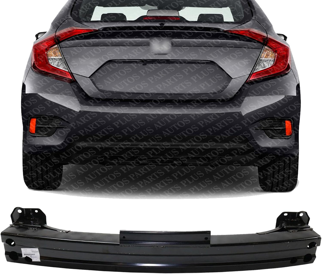 Rear Bumper Reinforcement Steel Direct Replacement Compatible With 2017-2021 Honda Civic HO1106199 71530TGGA10ZZ