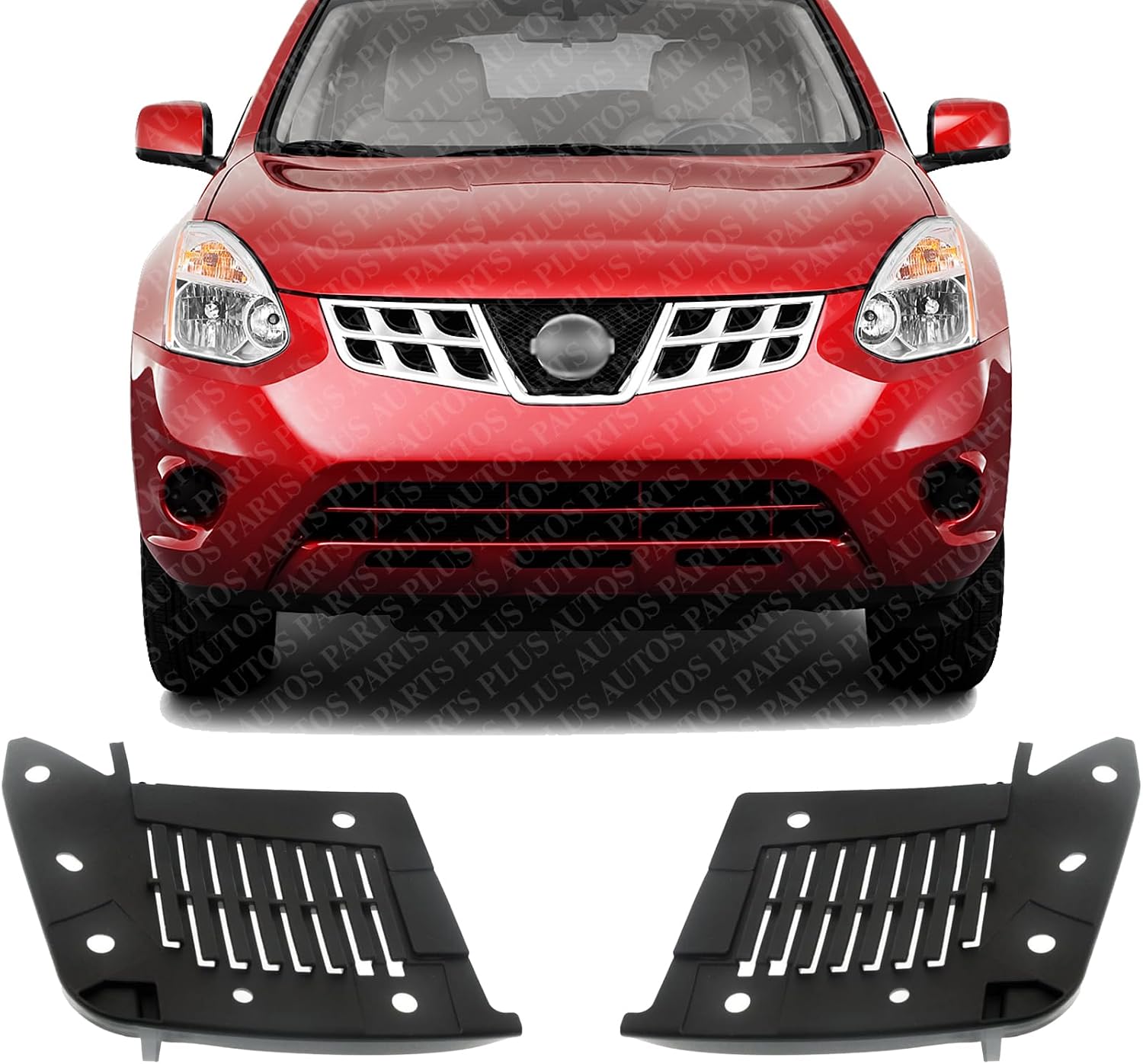 Set of 2 Front Engine Splash Shield Plastic Right Passenger & Left Driver Side Direct Replacement Compatible with 2011-2013 Nissan Rogue / 2014-2015 Select NI1089109 NI1088109