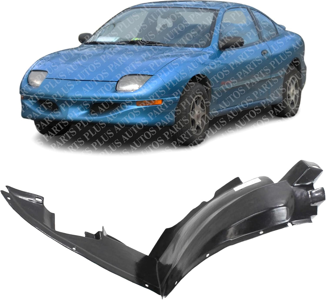 Front Section Fender Liner Left Driver Side Direct Replacement Compatible With 1995-1999 Pontiac Sunfire GM1248137 22640829