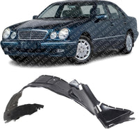 Front Fender Liner Left Driver Side Direct Replacement Compatible With 2000-2002 Mercedes Benz E-Class MB1250103 210698913