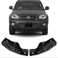 Set Of 2 Front Bumper Cover Bracket Steel Left Driver & Right Passenger Side Direct Replacement Compatible With 2006-2009 Toyota 4Runner TO1066158 TO1067158 5327435060 5327335080