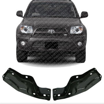 Set Of 2 Front Bumper Cover Bracket Steel Left Driver & Right Passenger Side Direct Replacement Compatible With 2006-2009 Toyota 4Runner TO1066158 TO1067158 5327435060 5327335080