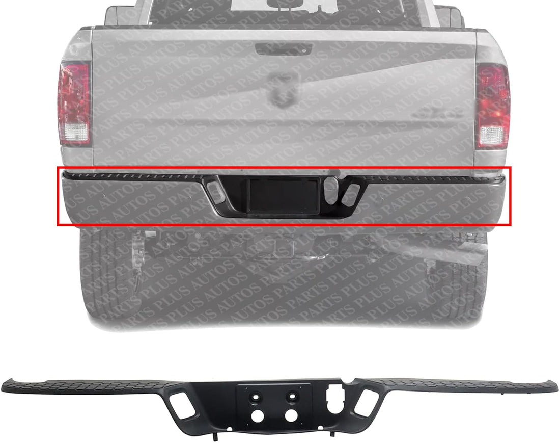 Rear Bumper Step Pad Molding Textured Plastic Direct Replacement Compatible With 2013-2018 Ram 2500 3500 CH1191122 68170762AB