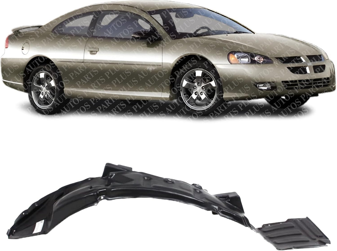 Front Fender Liner Right Passenger Side Direct Replacement Compatible With 2001-2002 Dodge Stratus CH1249136 MR990644