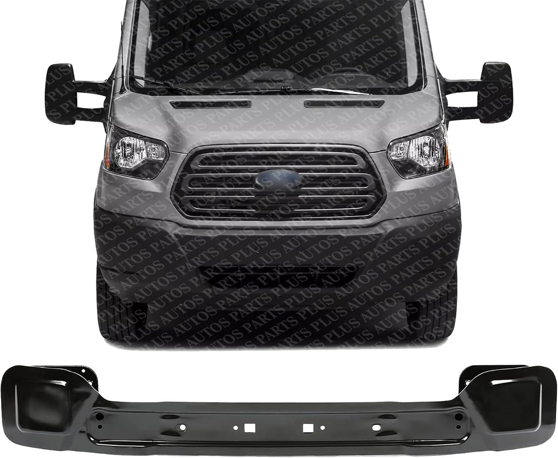 Front Bumper Upper Reinforcement Steel Direct Replacement Compatible With 2015-2021 Ford Transit 150 250 350 FO1006271 LK4Z17757B LK4Z17757A