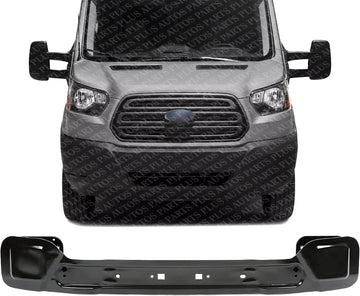 Front Bumper Upper Reinforcement Steel Direct Replacement Compatible With 2015-2021 Ford Transit 150 250 350 FO1006271 LK4Z17757B LK4Z17757A