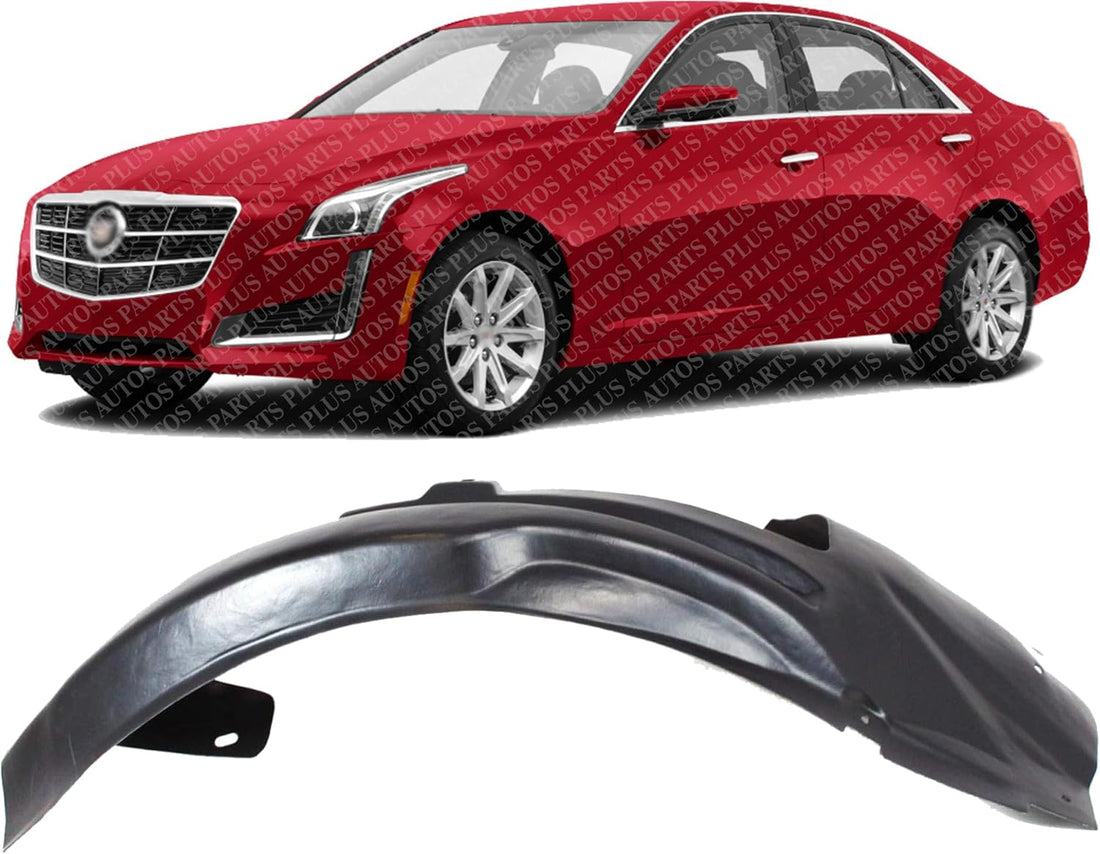 Front Fender Liner Rear Section Left Driver Side Direct Replacement Compatible With 2008-2015 Cadillac CTS GM1248199 20851001