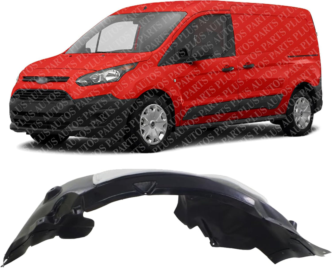 Front Fender Liner Left Driver Side Direct Replacement Compatible With 2014-2018 Ford Transit Connect FO1248166 DT1Z16103C
