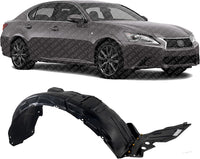 Front Fender Liner Right Passenger Side Direct Replacement Compatible With 2013-2015 Lexus GS350 / GS450h LX1249122 5380530203