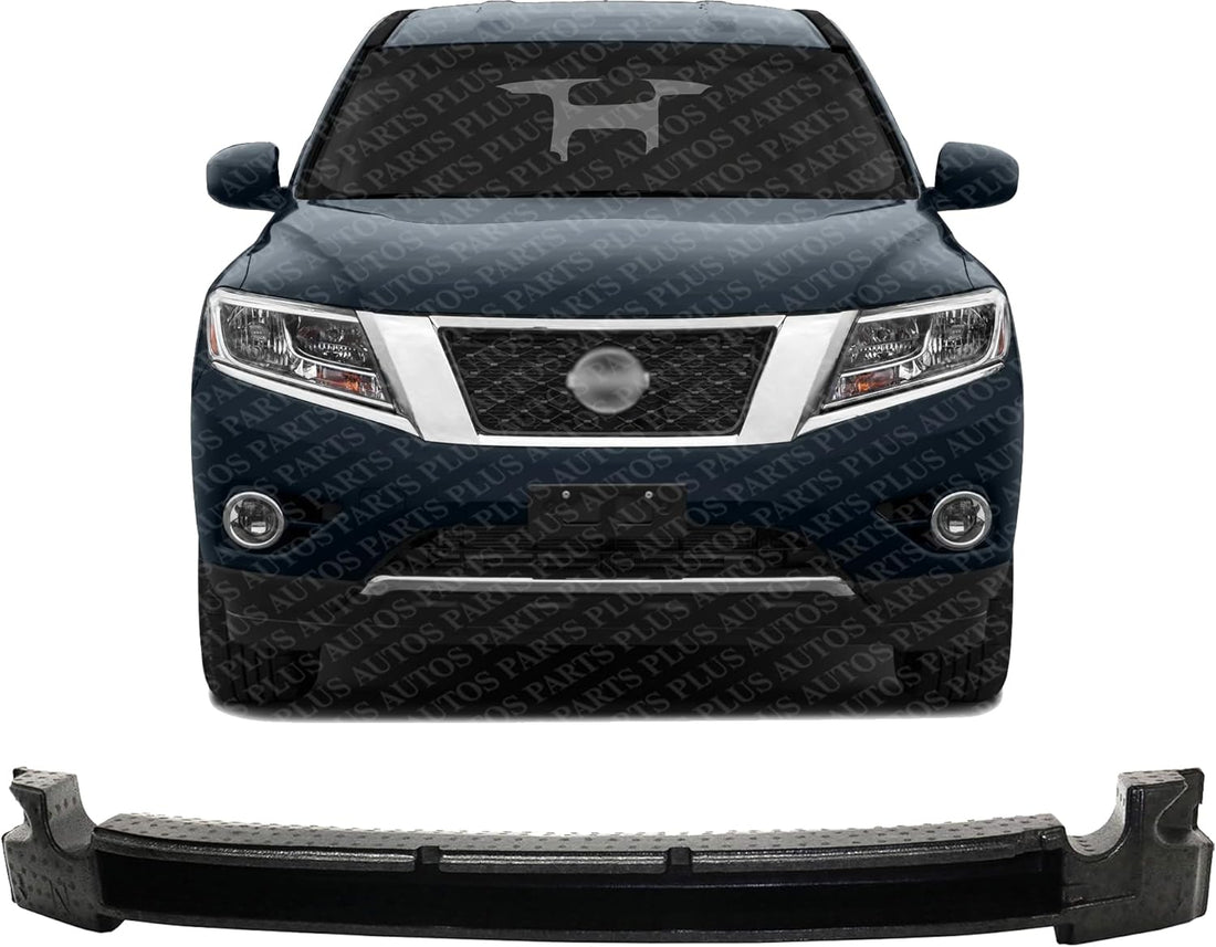 Front Bumper Energy Absorber Plastic Direct Replacement Compatible With 2013-2016 Nissan Pathfinder NI1070156 620903KA1A