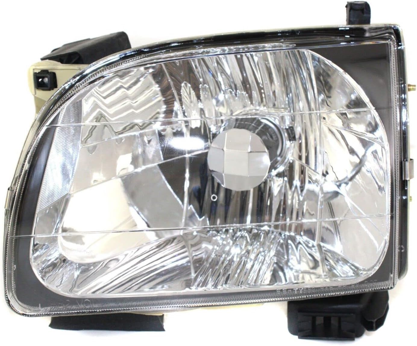 Front Headlights + Corner Light With Chrome Trim + Tail Lamp Assembly Left Driver & Right Passenger Side Direct Replacement Compatible With 2001-2004 Toyota Tacoma TO2503136 TO2502136