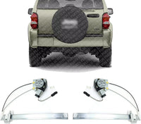 Set of 2 Rear Window Regulators with Motor Left Driver & Right Passenger Side Direct Replacement Compatible with 2002-2006 Jeep Liberty CH1550111 CH1551111 68059646AA 55360034AJ