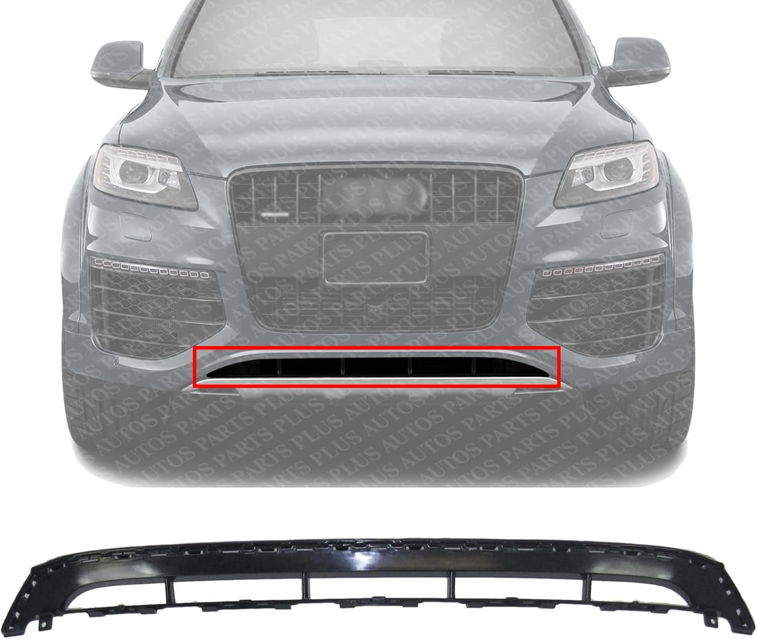 Front Bumper Lower Grille Without Side Line Package Direct Replacement Compatible With 2010-2015 Audi Q7 AU1036106 4L0807683C01C