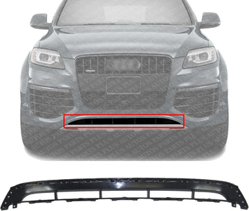 Front Bumper Lower Grille Without Side Line Package Direct Replacement Compatible With 2010-2015 Audi Q7 AU1036106 4L0807683C01C