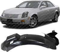 Front Fender Liner Rear Section Left Driver Side Direct Replacement Compatible With 2003-2007 Cadillac CTS GM1248159 25765935