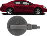 Front Or Rear Interior Door Handle Right Passenger Side Direct Replacement Compatible with 2008-2014 Dodge Avenger CH1353138 1FU94XDBAA