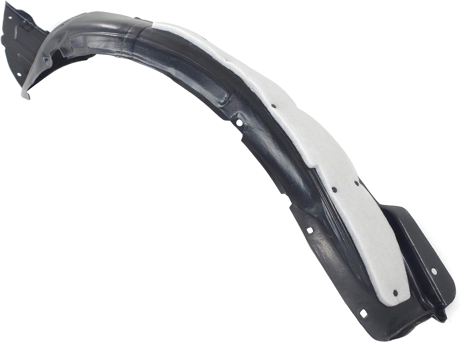 Front Fender Liner Left Driver Side Direct Replacement Compatible With 2014-2016 Kia Forte Koup / Forte5 KI1248128 86811A7200