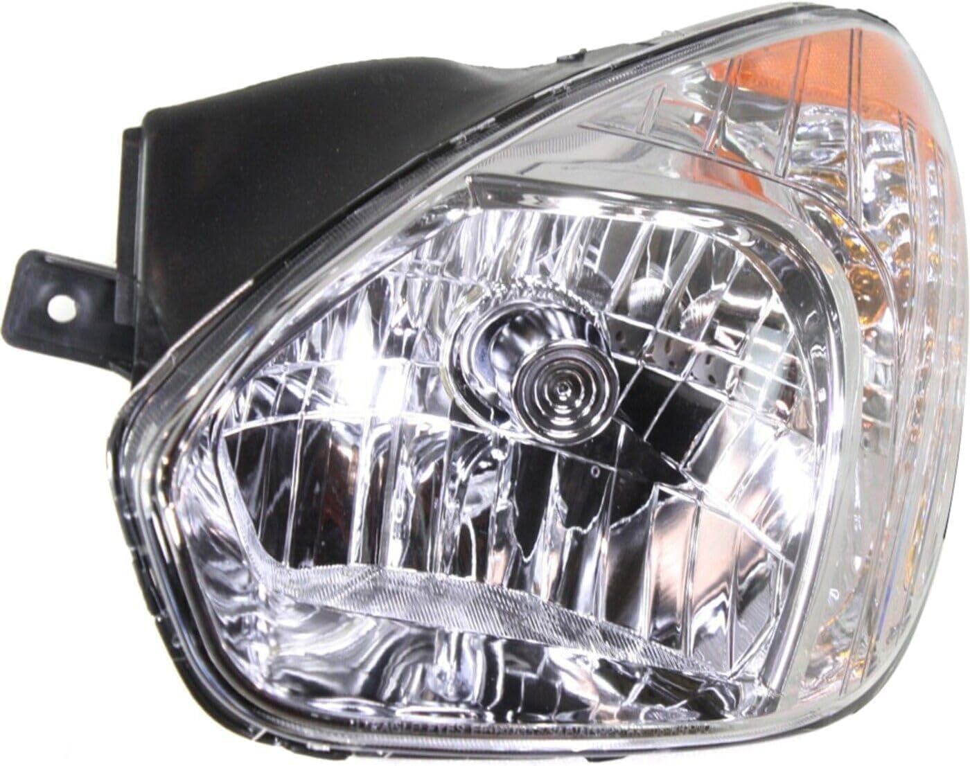 Set Of 2 Front Head Light Halogen Assembly Left Driver & Right Passenger Side Direct Replacement Compatible With 2007-2011 Hyundai Accent HY2502144 HY2503144 921011E011 921021E011