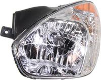 Set Of 2 Front Head Light Halogen Assembly Left Driver & Right Passenger Side Direct Replacement Compatible With 2007-2011 Hyundai Accent HY2502144 HY2503144 921011E011 921021E011