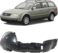 Front Fender Liner Left Driver Side Direct Replacement Compatible With 2002-2004 Volkswagen Passat VW1250103 3B7809961A01C