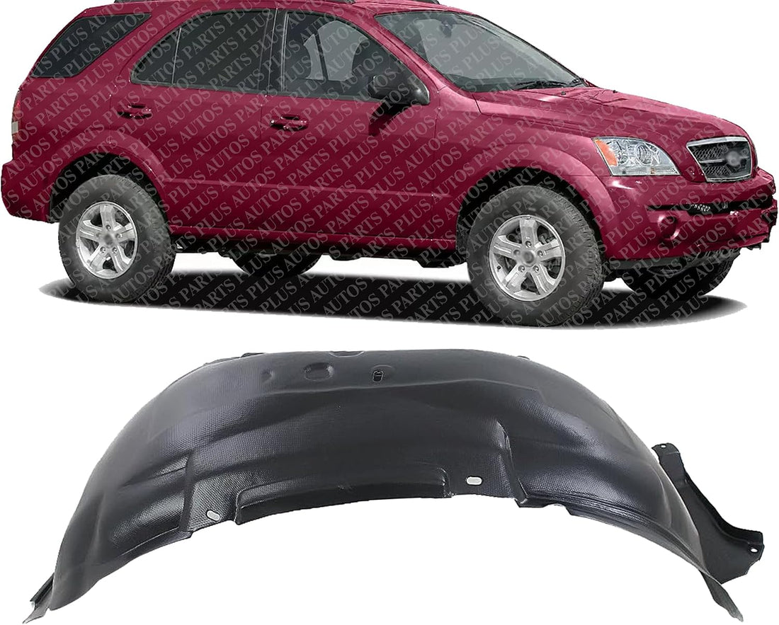 Front Fender Liner Right Passenger Side Direct Replacement Compatible With 2003-2006 Kia Sorento KI1251108 868123E011