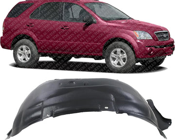 Front Fender Liner Right Passenger Side Direct Replacement Compatible With 2003-2006 Kia Sorento KI1251108 868123E011