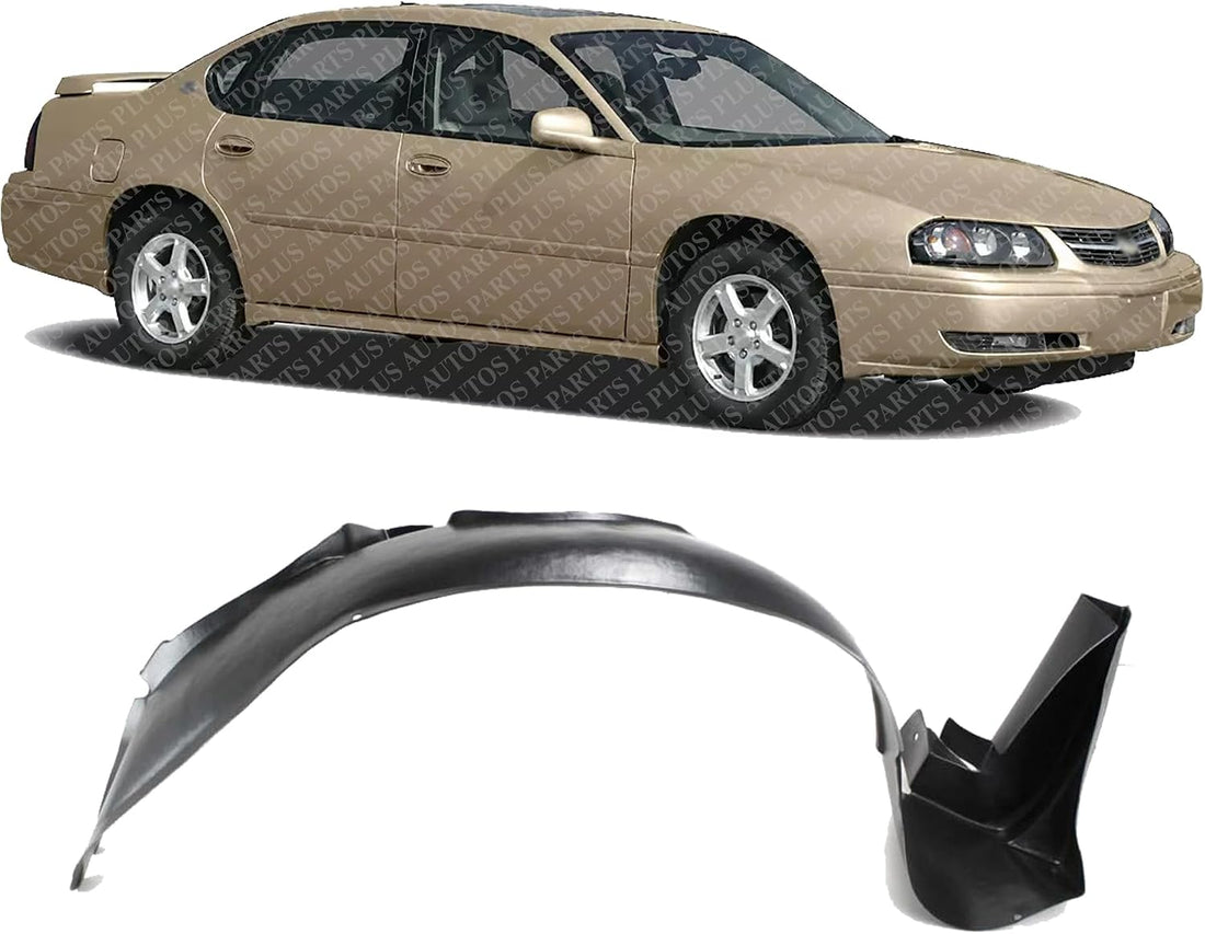Front Fender Liner Right Passenger Side Direct Replacement Compatible With 2000-2005 Chevrolet Impala GM1249122 15214873