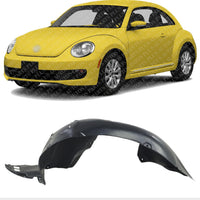 Front Fender Liner Left Driver Side Direct Replacement Compatible With 2012-2019 Volkswagen Beetle VW1248126 5C5805911M