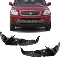 Set Of 2 Front Fender Liner Right Passenger & Left Driver Side Direct Replacement Compatible With 2003-2005 Honda Pilot HO1249118 HO1248118 74101S9VA00 74151S9VA00