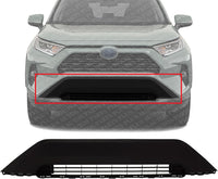 Front Bumper Lower Grille Primed Plastic Direct Replacement Compatible With 2019-2021 Toyota RAV4 TO1036203 531130R090