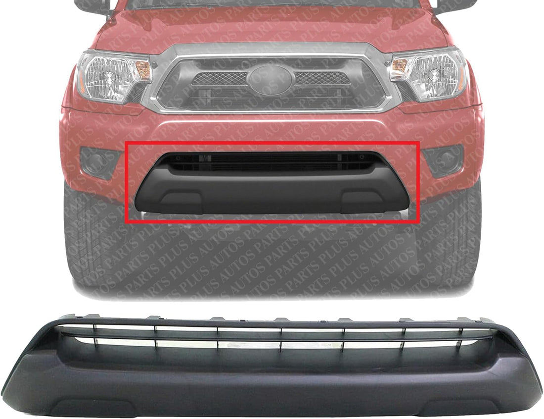 Front Bumper Center Grille Textured Black Direct Replacement Compatible With 2012-2015 Toyota Tacoma TO1036133 5311204030