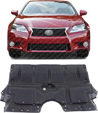 Front Engine Splash Shield Under Cover Direct Replacement Compatible with 2007-2011 Lexus GS350 / 2006 GS300 LX1228116 5141030120