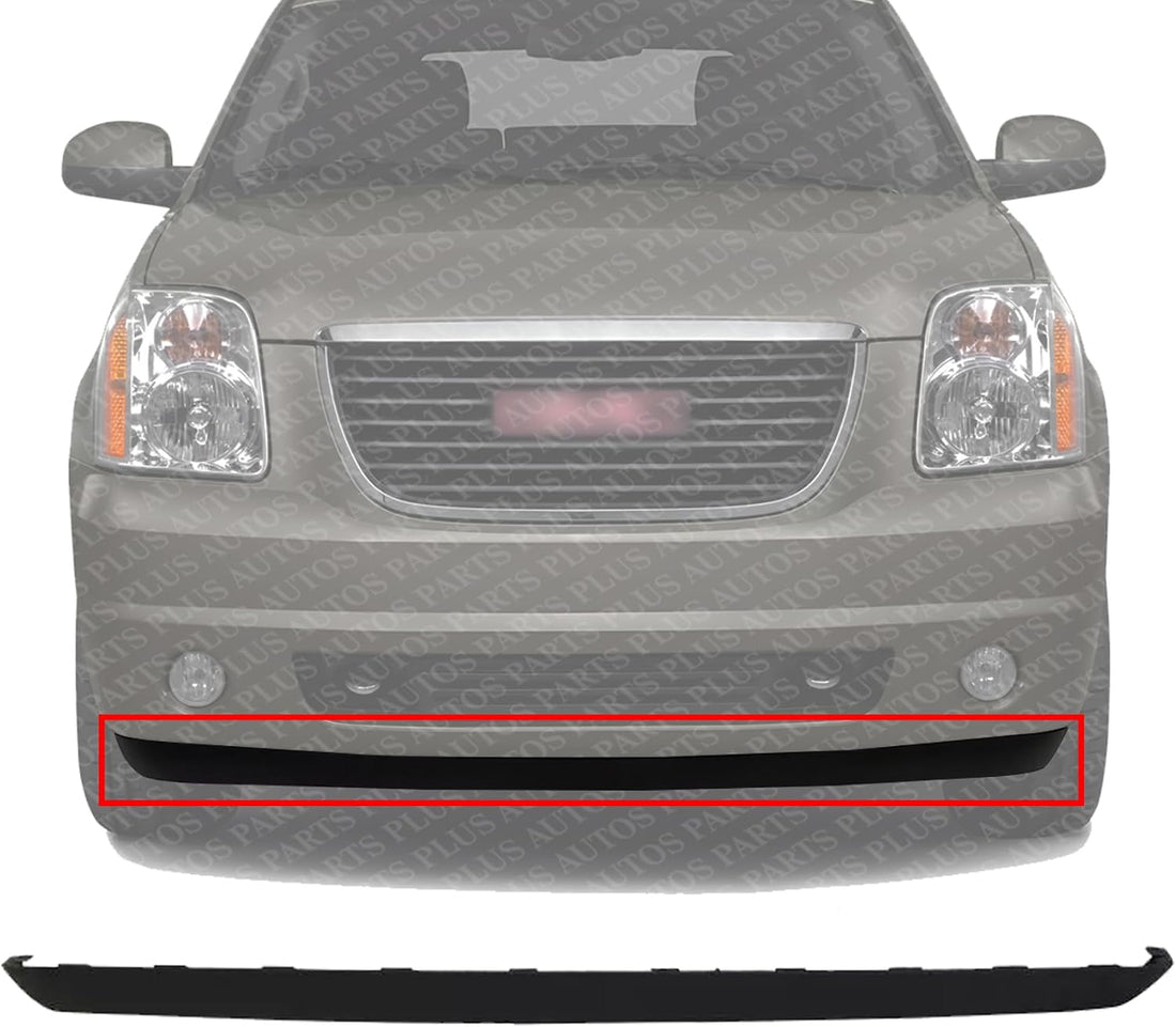 Front Lower Valance Air Deflector Primed Direct Replacement Compatible with 2007-2014 GMC Yukon GM1092189 15138233