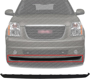 Front Lower Valance Air Deflector Primed Direct Replacement Compatible with 2007-2014 GMC Yukon GM1092189 15138233