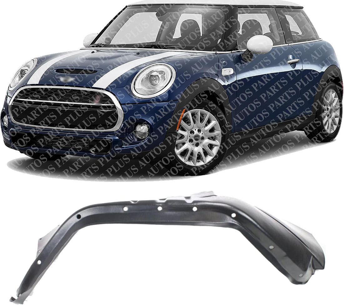 Front Fender Liner Left Driver Side Direct Replacement Compatible With 2014-2024 Mini Cooper MC1248106 51717319759-PFM