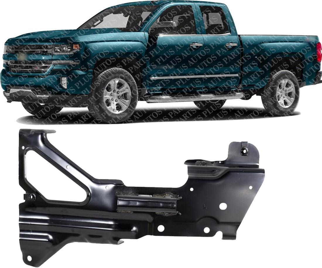 Front Inner Bumper Bracket Left Driver Side Direct Replacement Compatible With 2016-2018 Chevrolet Silverado 1500 GM1062113 84029775