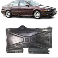 Front Engine Splash Shield Under Cover Right Passenger Side Direct Replacement Compatible with 1997-2003 BMW 5-Series BM1228135 51718158060