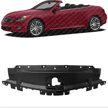Front Upper Radiator Support Cover Direct Replacement Compatible With 2009-2013 Infiniti G37 / 2011-2012 G25 / 2007-2008 G35 IN1224102 191275066324 625C0JK00A B073QR6F75
